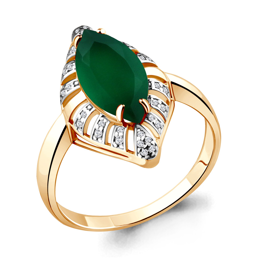 

Кольцо из серебра р. 19,5 AQUAMARINE 6549309А_925_з, 6549309А_925_з