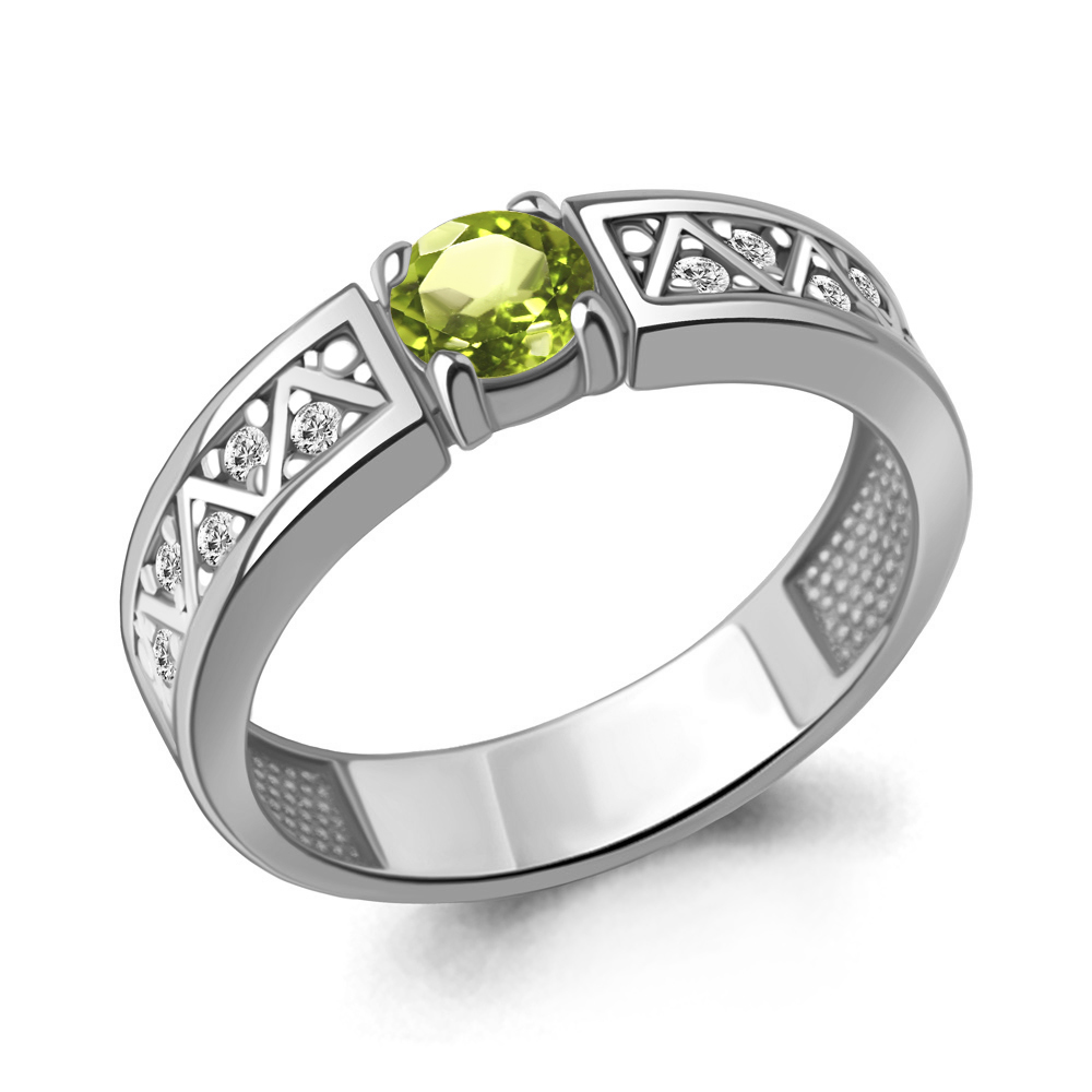 

Кольцо из серебра р. 17,5 AQUAMARINE 6979907А_925_р, 6979907А_925_р