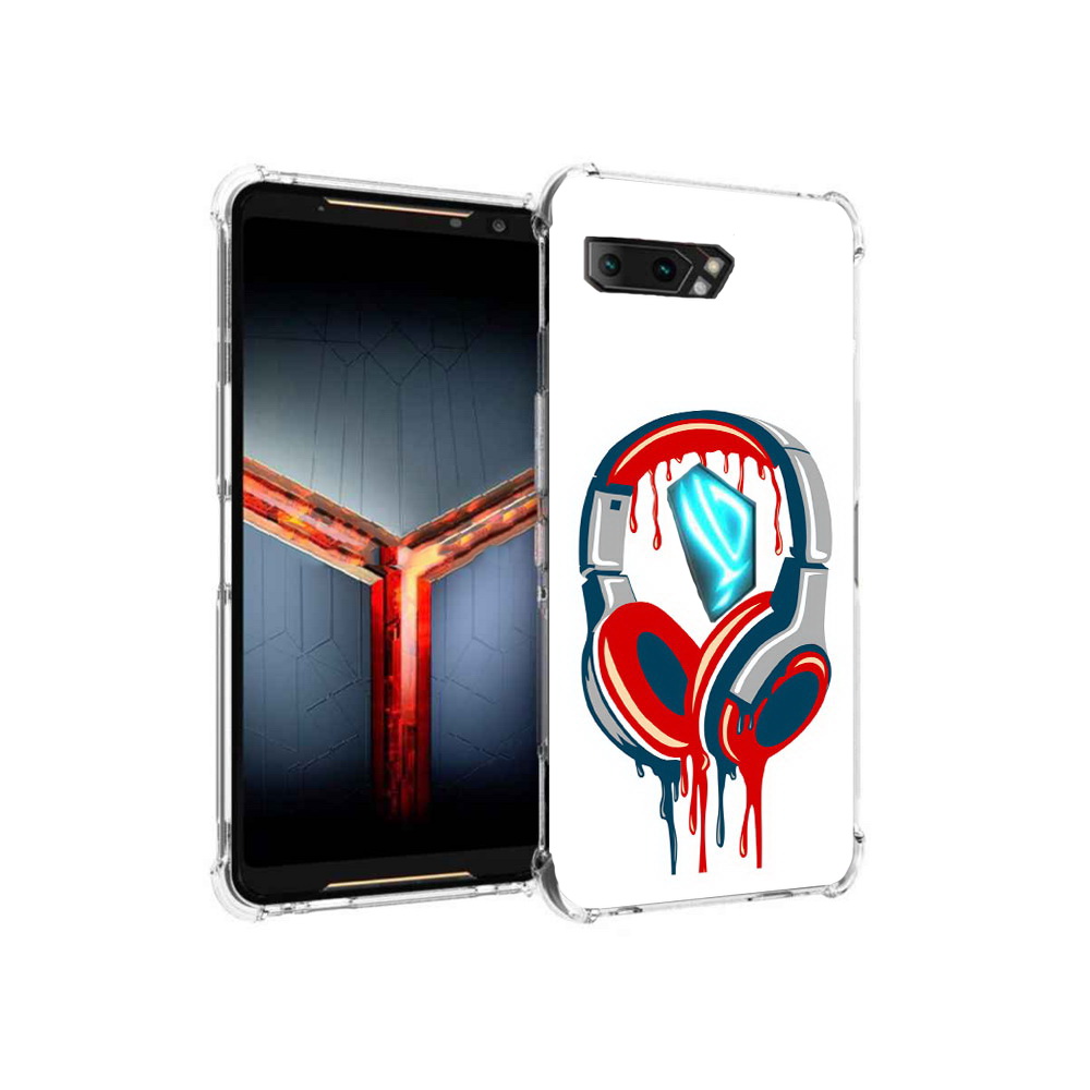 

Чехол MyPads Tocco для Asus ROG Phone 2 не делай громко, Прозрачный, Tocco