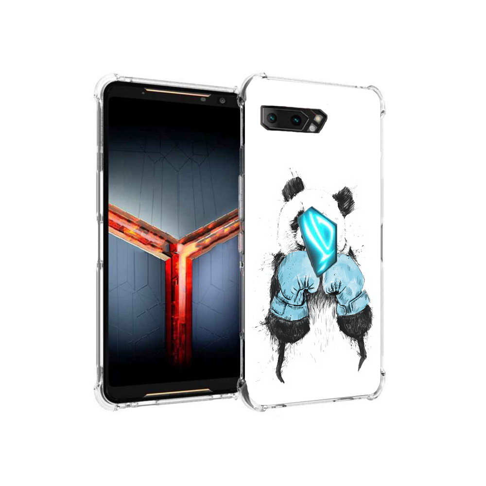 

Чехол MyPads Tocco для Asus ROG Phone 2 панда боксер, Прозрачный, Tocco