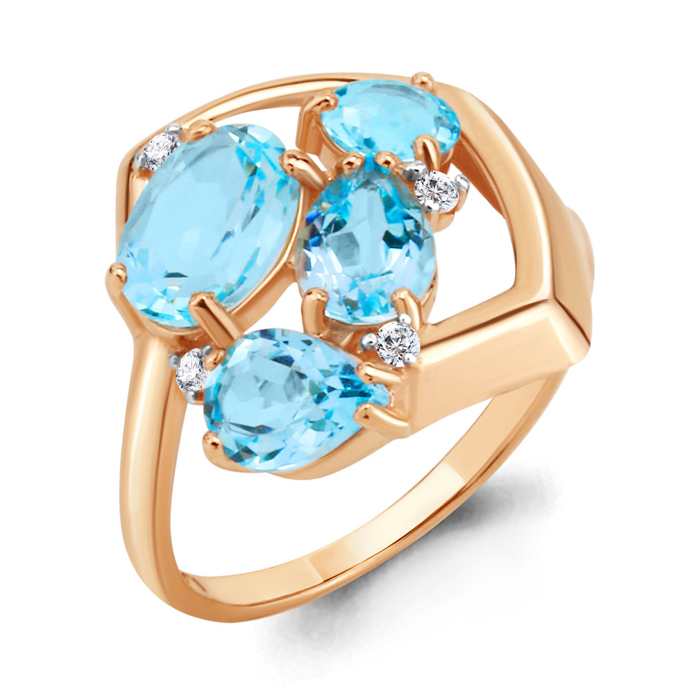 

Кольцо из серебра р. 18,5 AQUAMARINE 6905602А_925_з, 6905602А_925_з