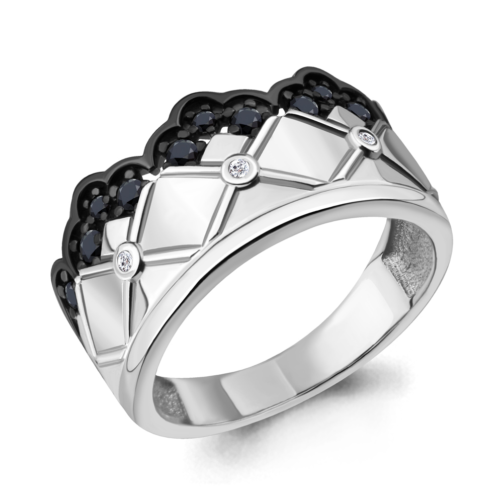 

Кольцо из серебра р.  AQUAMARINE 68563АЧ_925_р, 68563АЧ_925_р