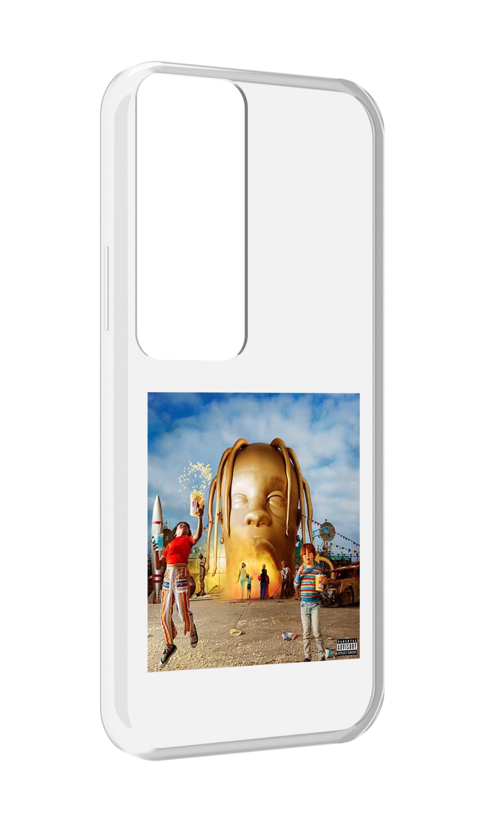 

Чехол MyPads Travis Scott - Astroworld для Tecno Pova Neo 2, Прозрачный, Tocco