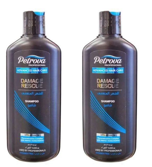 Шампунь от повреждений Petrova Advanced Hair Care-Damage Rescue 400мл 2шт