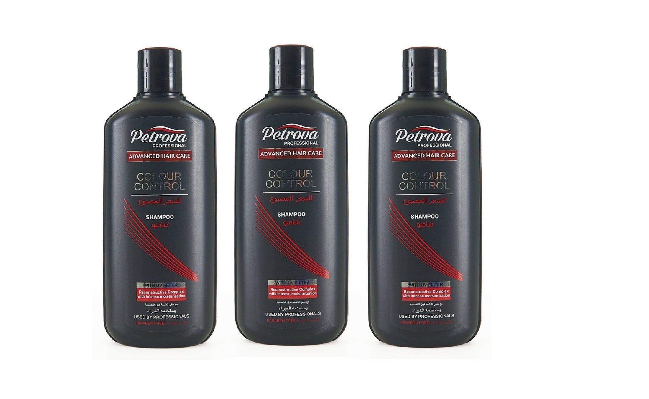 Шампунь для окрашенных волос Petrova ADVANCED HAIR CARE-COLOUR CONTROL 400мл 3шт