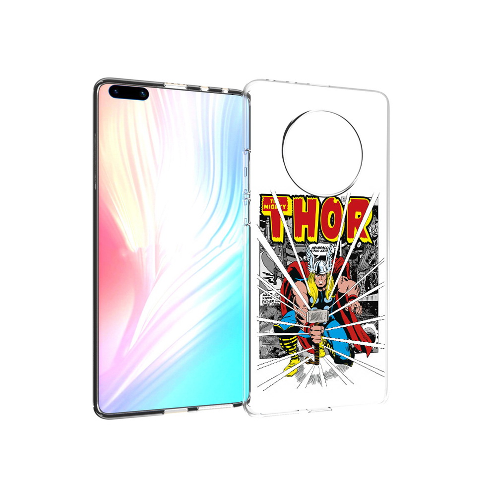

Чехол MyPads Tocco для Huawei Mate 40 Pro тор рисунок, Прозрачный, Tocco