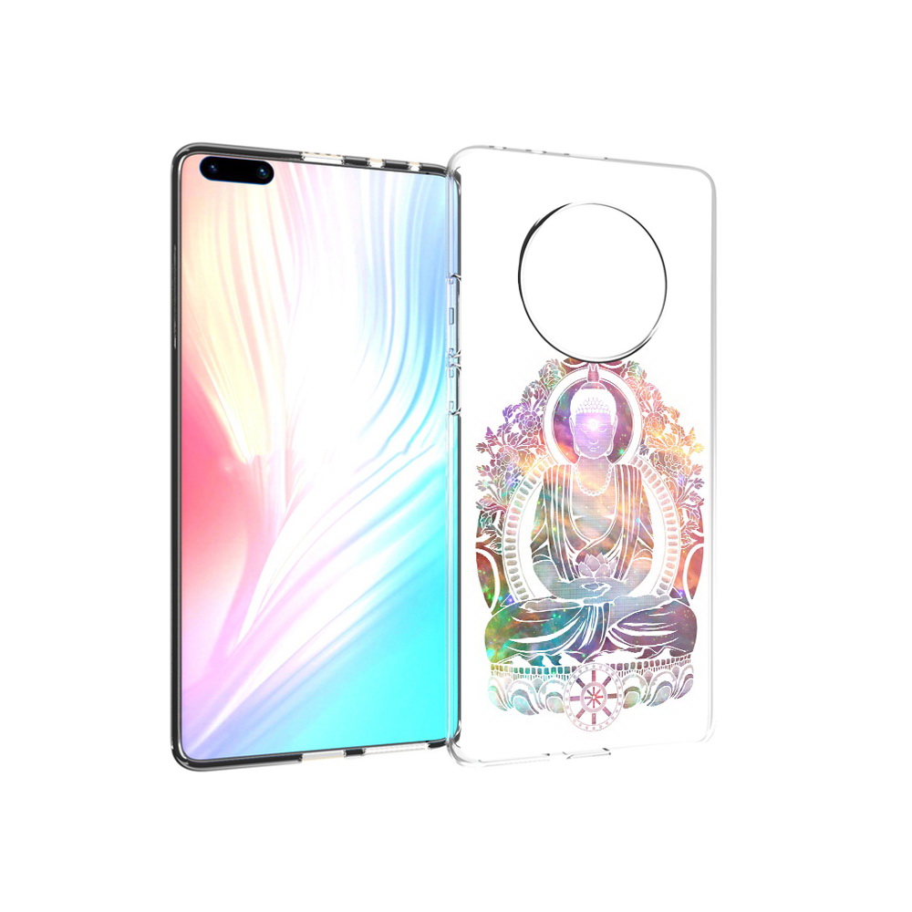 

Чехол MyPads Tocco для Huawei Mate 40 Pro умный мужчина абстракция, Прозрачный, Tocco