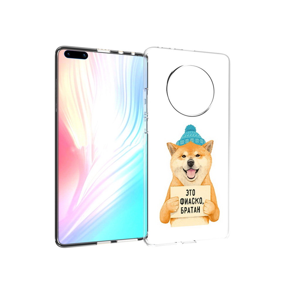 

Чехол MyPads Tocco для Huawei Mate 40 Pro фиаско, Прозрачный, Tocco