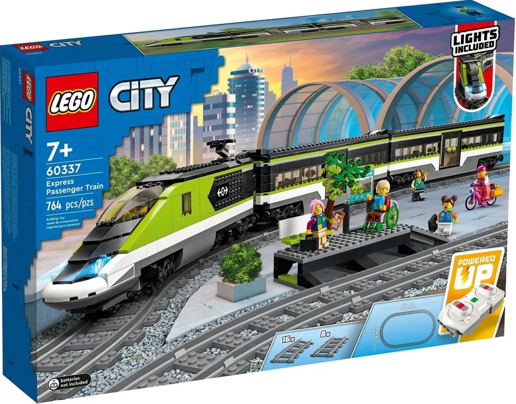 фото Конструктор lego city 60337 пассажирский поезд-экспресс 764 детали