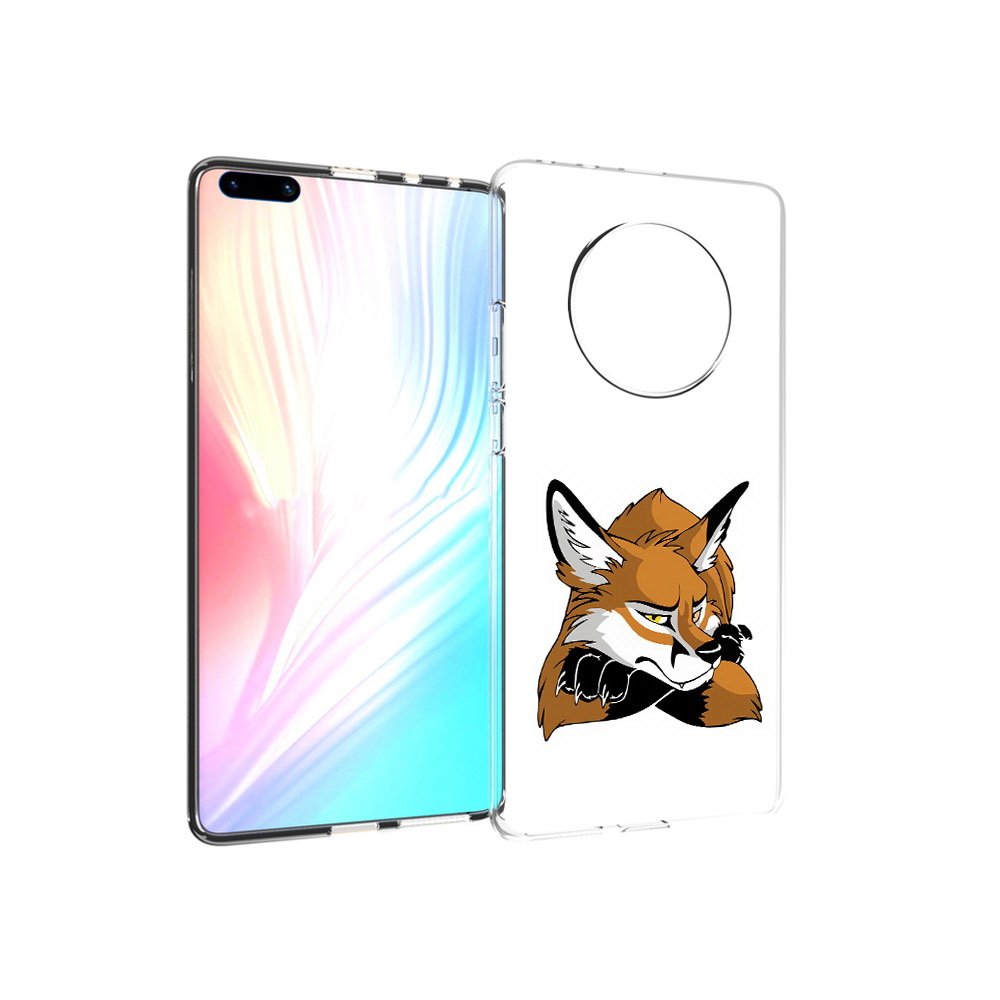 

Чехол MyPads Tocco для Huawei Mate 40 Pro фокс, Прозрачный, Tocco