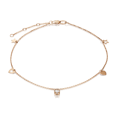 

Браслет из золота р. 23 PLATINA jewelry 05-0606-00-401-1110-42, фианит, 05-0606-00-401-1110-42
