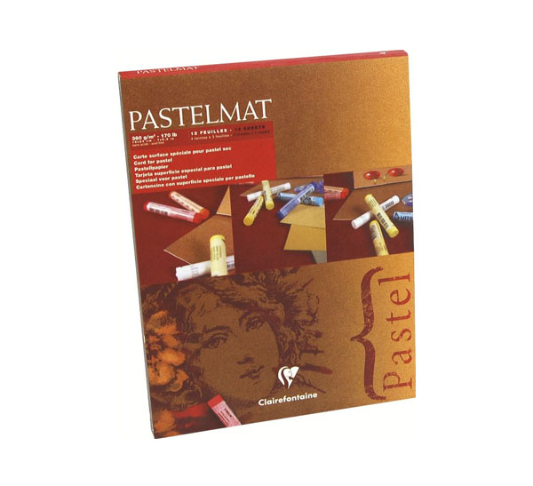 

Блокнот для пастели Clairefontaine Pastelmat 24х30 см 12 л 360 г 4 оттенка