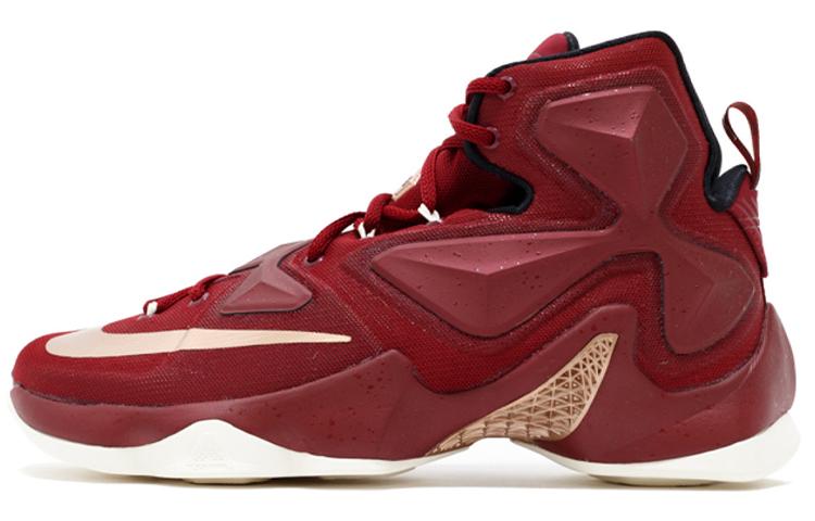 

Кроссовки унисекс Nike Lebron 13 Bronze бордовые 44.5 EU, Бордовый, Lebron 13 Bronze