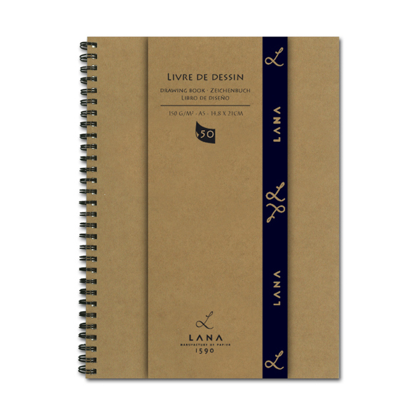 

Альбом для рисования на спирали Lana "Livre de Dessin" А5 50 л 150 г