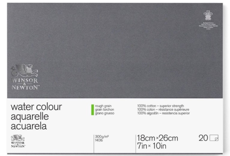 

Альбом-склейка для акварели Winsor&Newton "Professional" Торшон 18х26 см 20 л 300 г