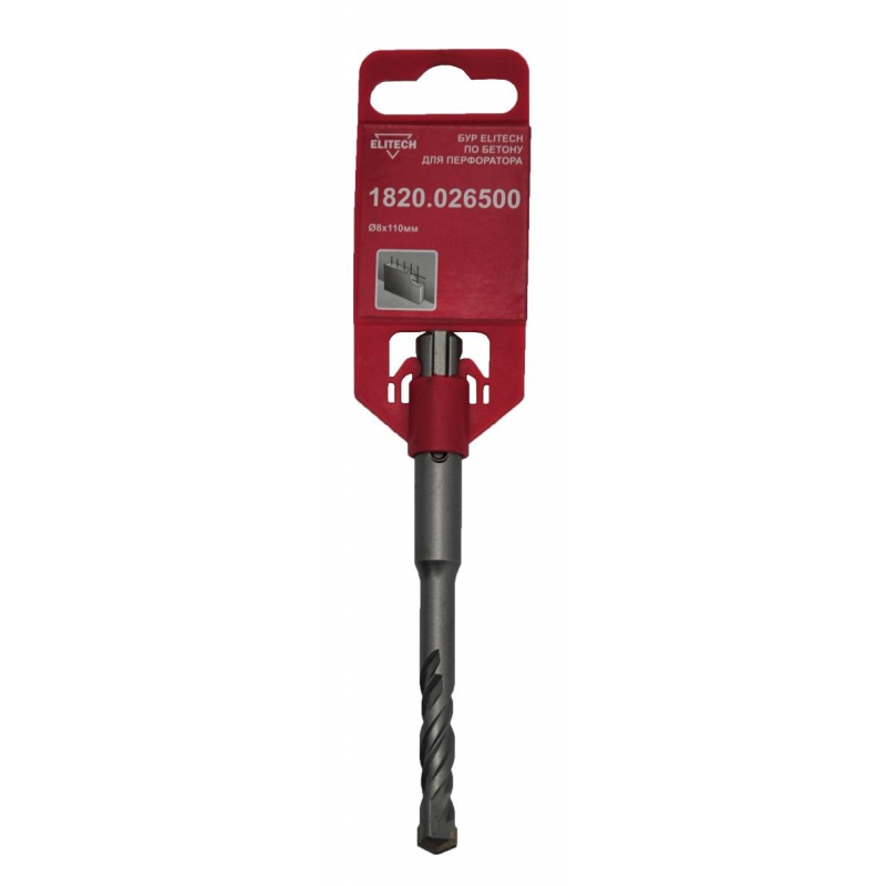 

Бур SDS-plus 8х110 мм ELITECH (1820.026500)