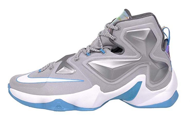 

Кроссовки унисекс Nike Lebron 13 Blue Lagoon серые 43 EU, Серый, Lebron 13 Blue Lagoon