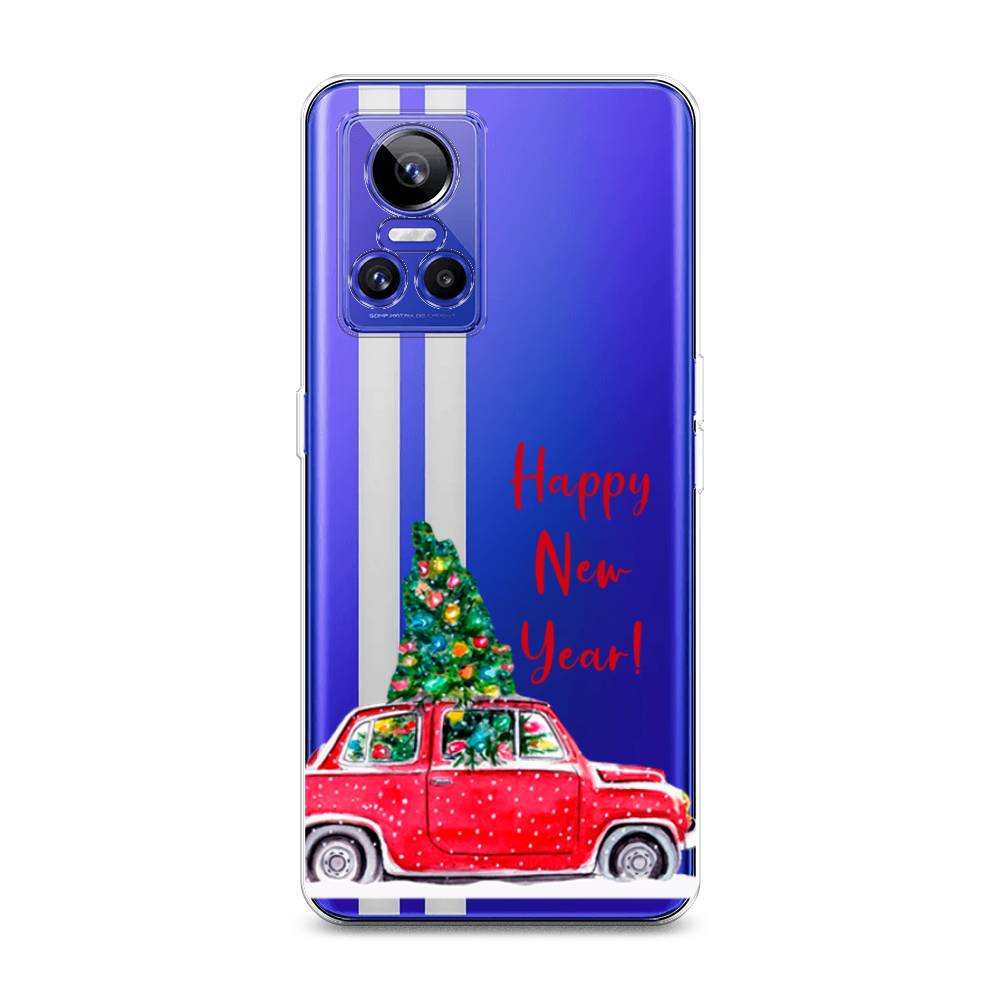 

Чехол на Realme GT Neo 3 "Happy New Year", Красный;зеленый, 259050-5