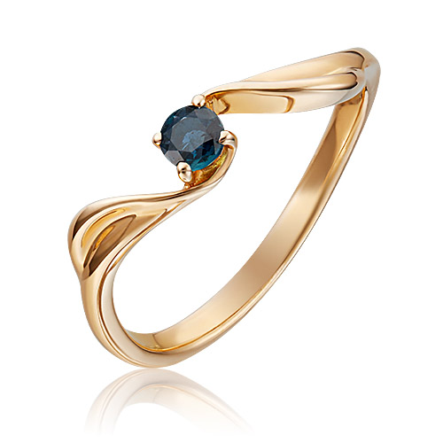 

Кольцо из золота р.  PLATINA jewelry 01-0295-00-102-1110-30, сапфир, 01-0295-00-102-1110-30