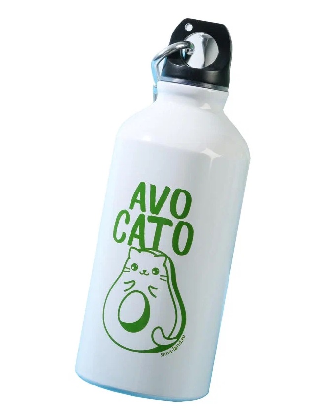 

Бутылка для воды Avocato, 400 мл, 6998136, Белый