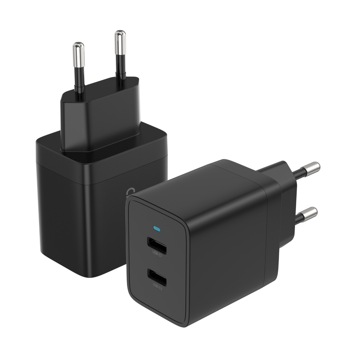 

Сетевое зарядное устройство Choetech type-c 2xUSB Type-C 3 А черный