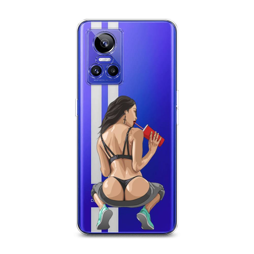 

Чехол на Realme GT Neo 3 "Сочные булочки", Бежевый;красный;черный, 259050-6