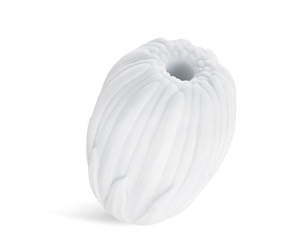 Белый нереалистичный мастурбатор в форме бутона цветка Daisy