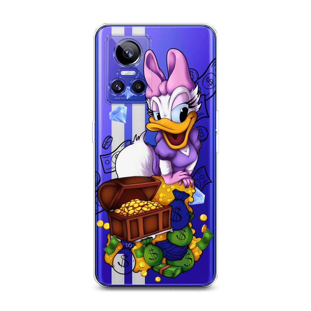 

Чехол на Realme GT Neo 3 "Rich Daisy Duck", Коричневый;белый;фиолетовый, 259050-6