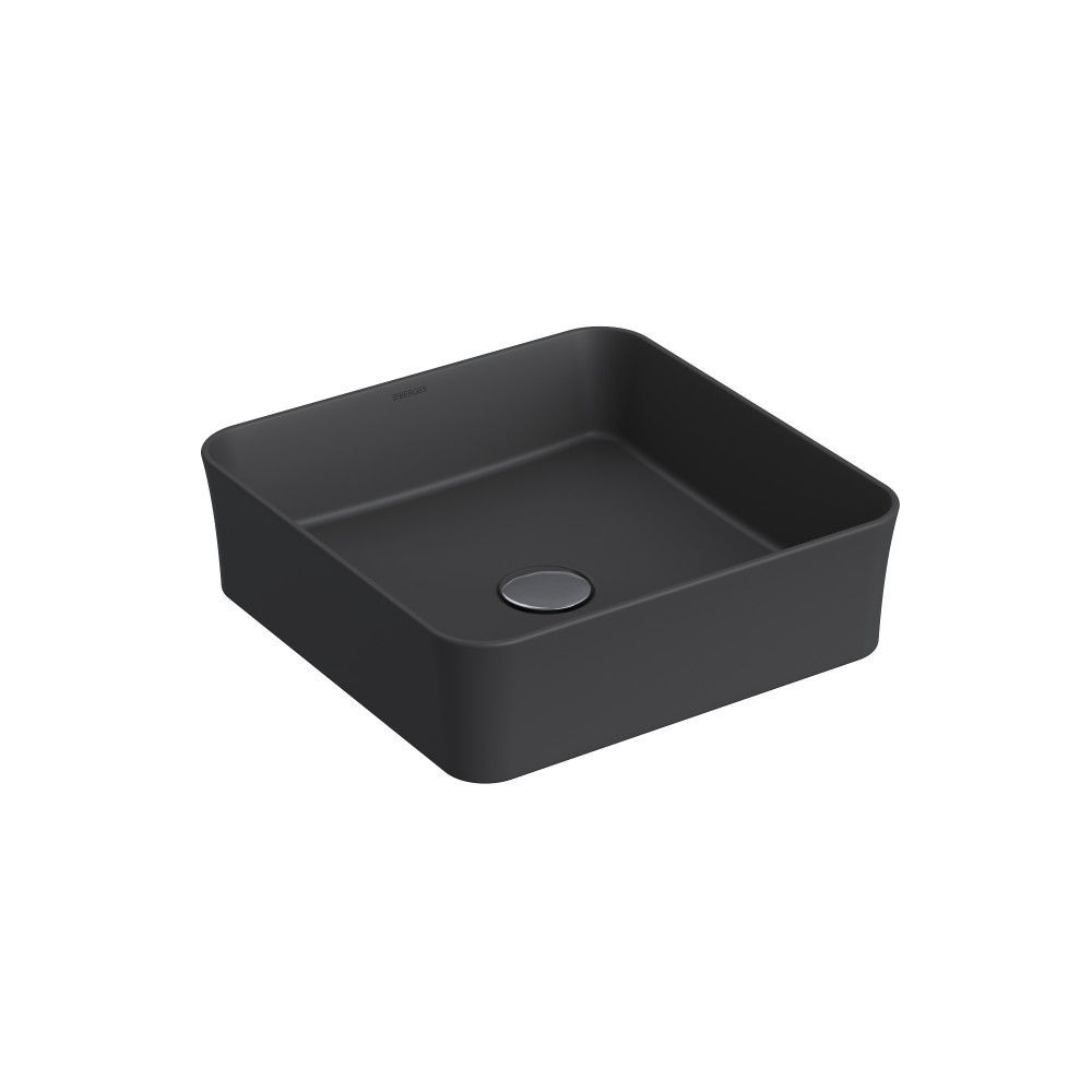 

Раковина Berges EGO SL 38x38 см, матовый антрацит 133049841, Черный, EGO SL