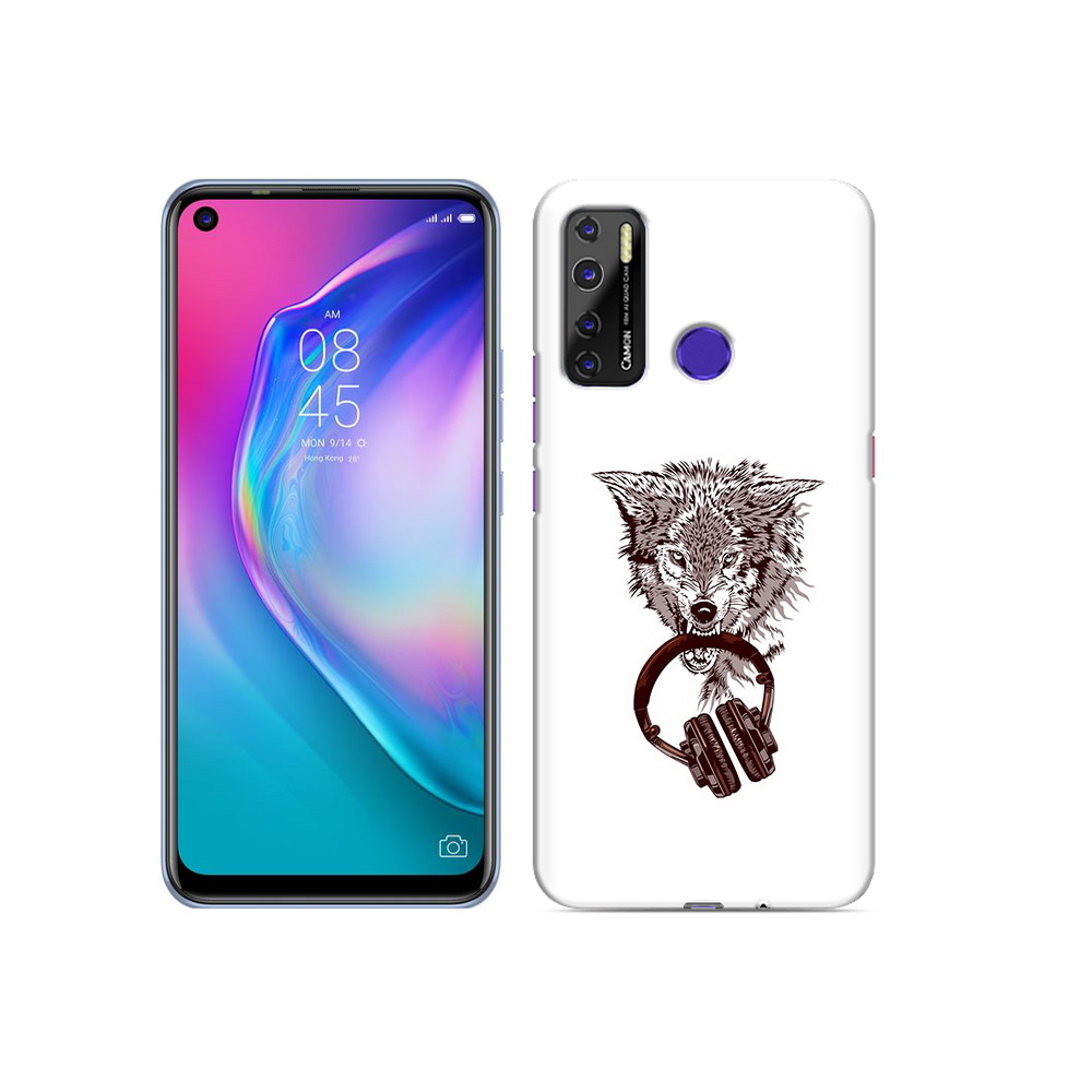 

Чехол MyPads Tocco для Tecno Camon 15 дикий волк, Прозрачный, Tocco