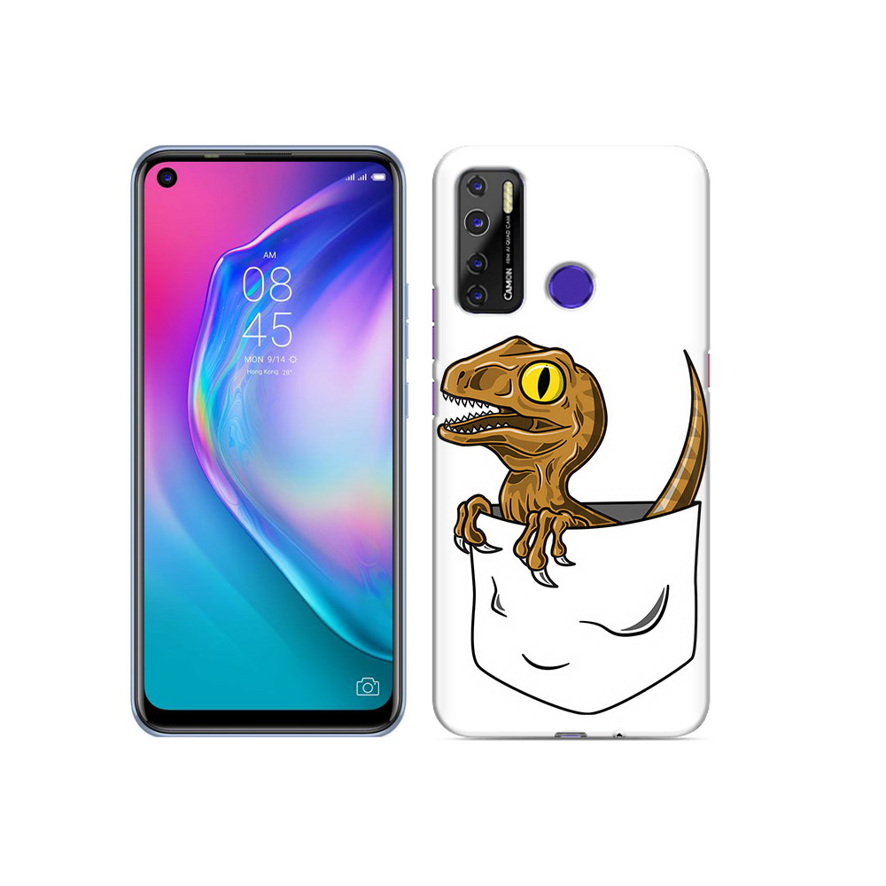 

Чехол MyPads Tocco для Tecno Camon 15 динозавр в кармане, Прозрачный, Tocco