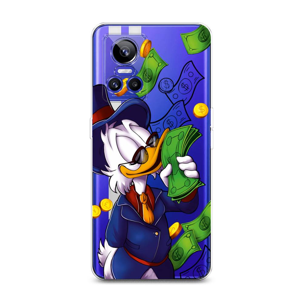 Чехол на Realme GT Neo 3 Scrooge McDuck with Money