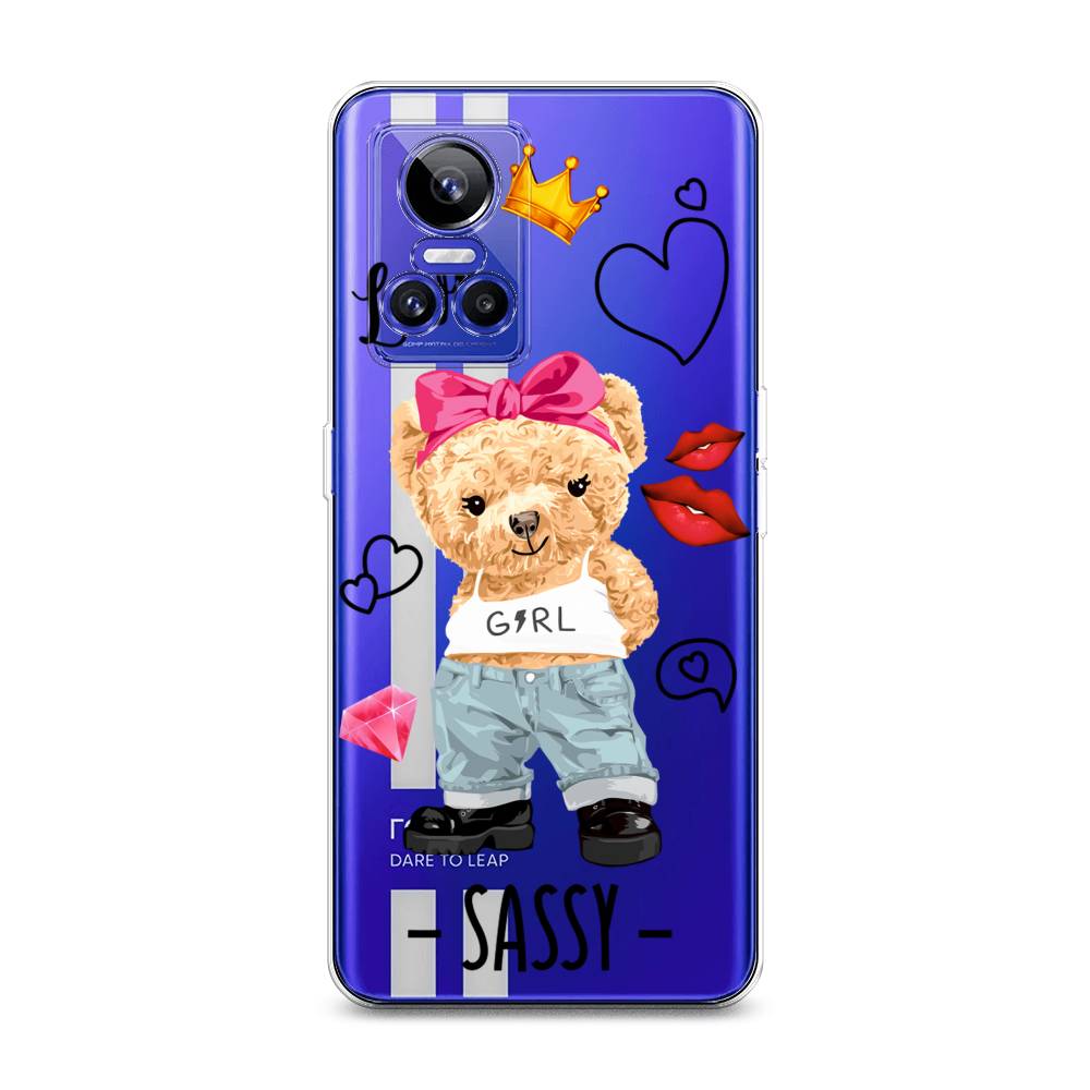 

Чехол на Realme GT Neo 3 "Sugar Mommy", Голубой;белый;розовый, 259050-6