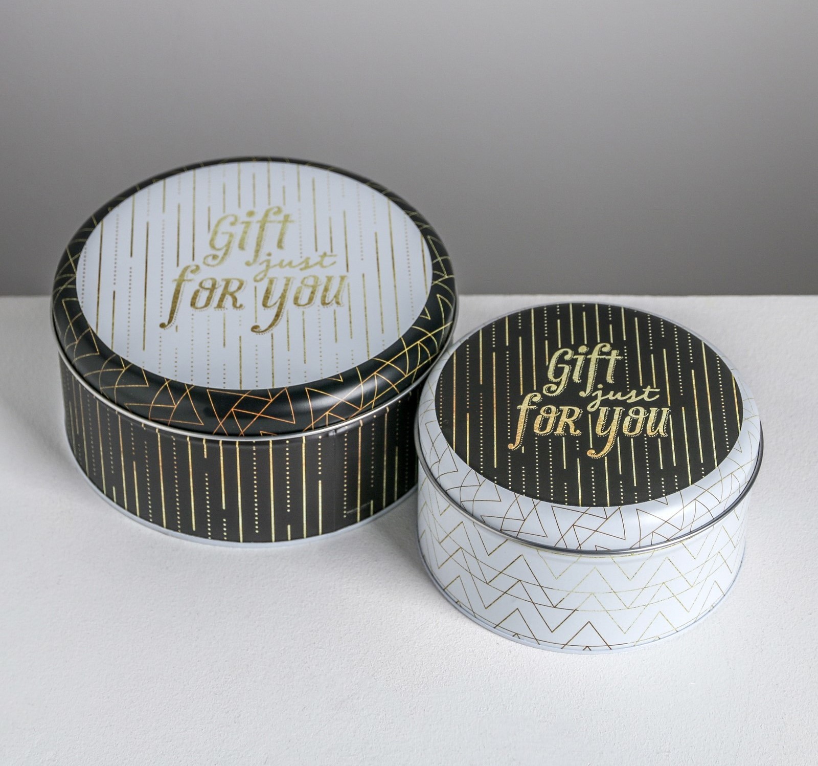 

Набор подарочных жестяных коробок Gift just for you, 20 х 20 х 8 см