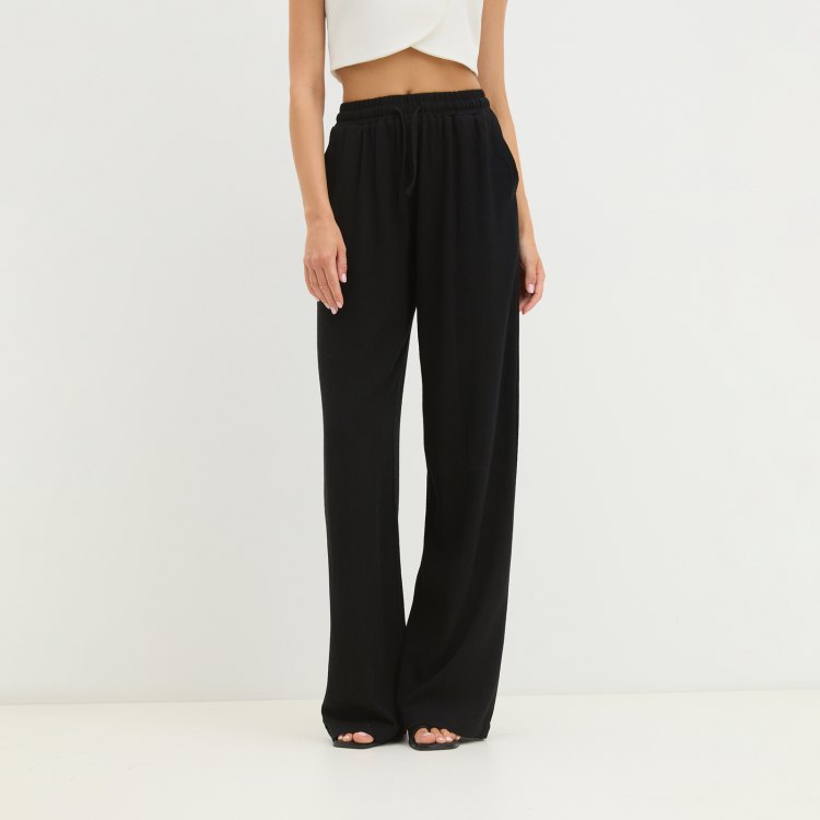 

Брюки женские Maison David 2108-N черные 2XS, Черный, 2108-N