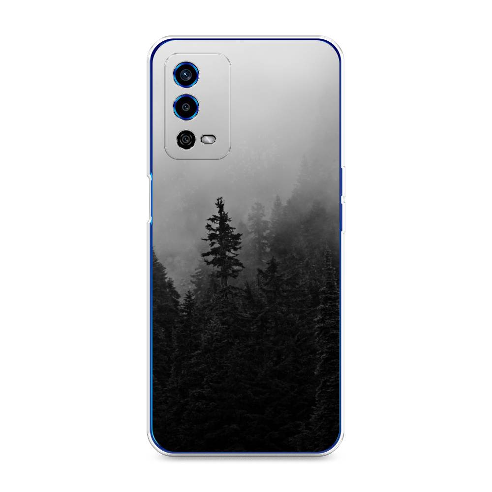 

Чехол для Oppo A55 4G "Туманный лес", Серый;черный, 259150-2