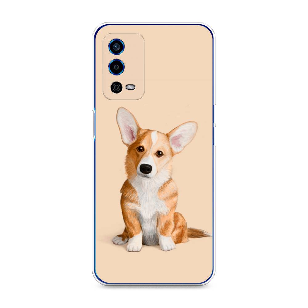

Чехол для Oppo A55 4G "Грустный Корги", Коричневый;бежевый, 259150-1