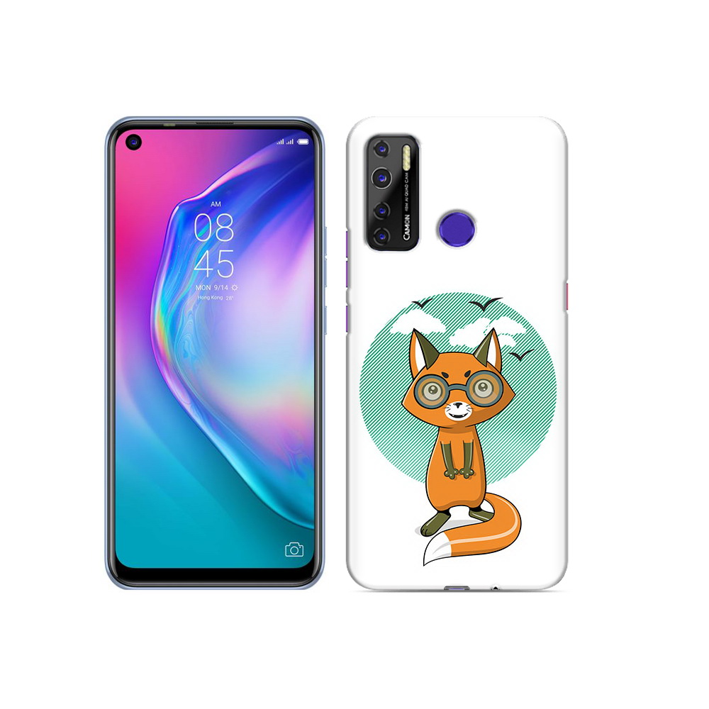 

Чехол MyPads Tocco для Tecno Camon 15 задумчивая лиса, Прозрачный, Tocco