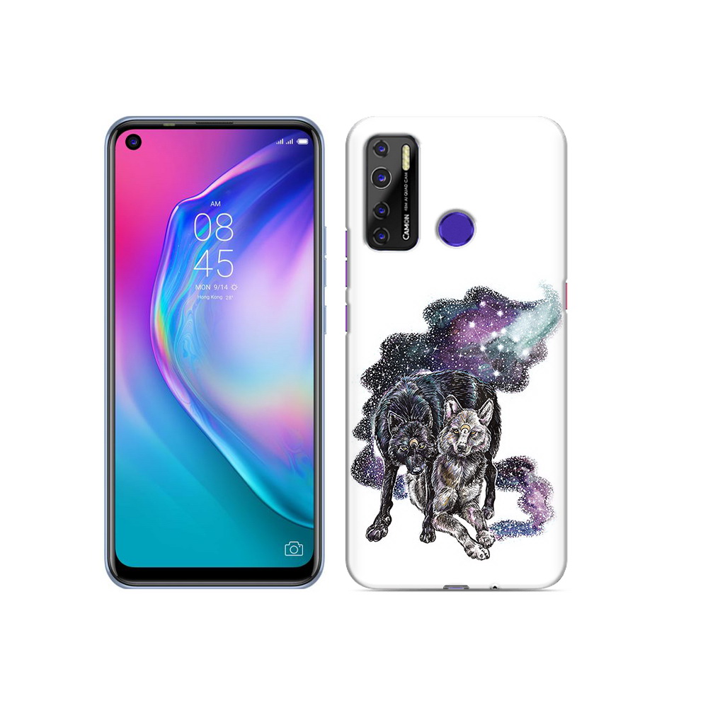 

Чехол MyPads Tocco для Tecno Camon 15 звездные волки, Прозрачный, Tocco