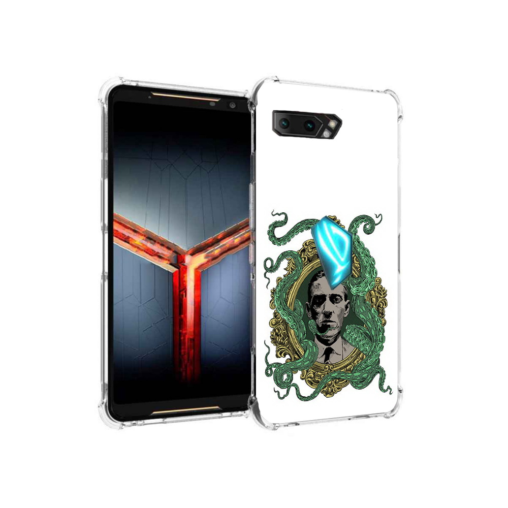 

Чехол MyPads Tocco для Asus ROG Phone 2 портрет с кракеном, Прозрачный, Tocco