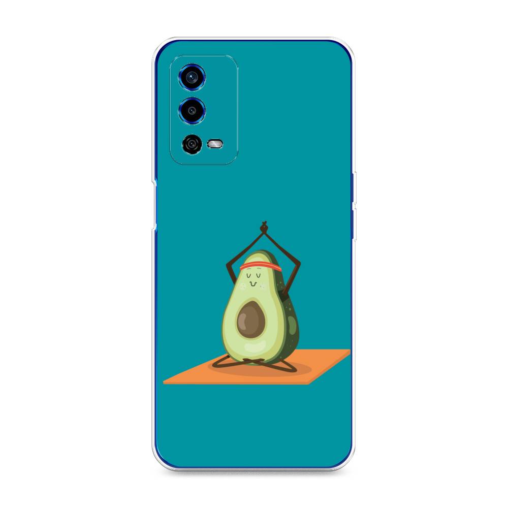 

Чехол для Oppo A55 4G "Расслабься с авокадо", Голубой, 259150-6