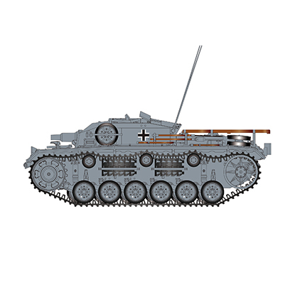 

Сборная модель Bronco 1/35 Sturmgeschütz III E Sd.Kfz. 142/1 CB35119