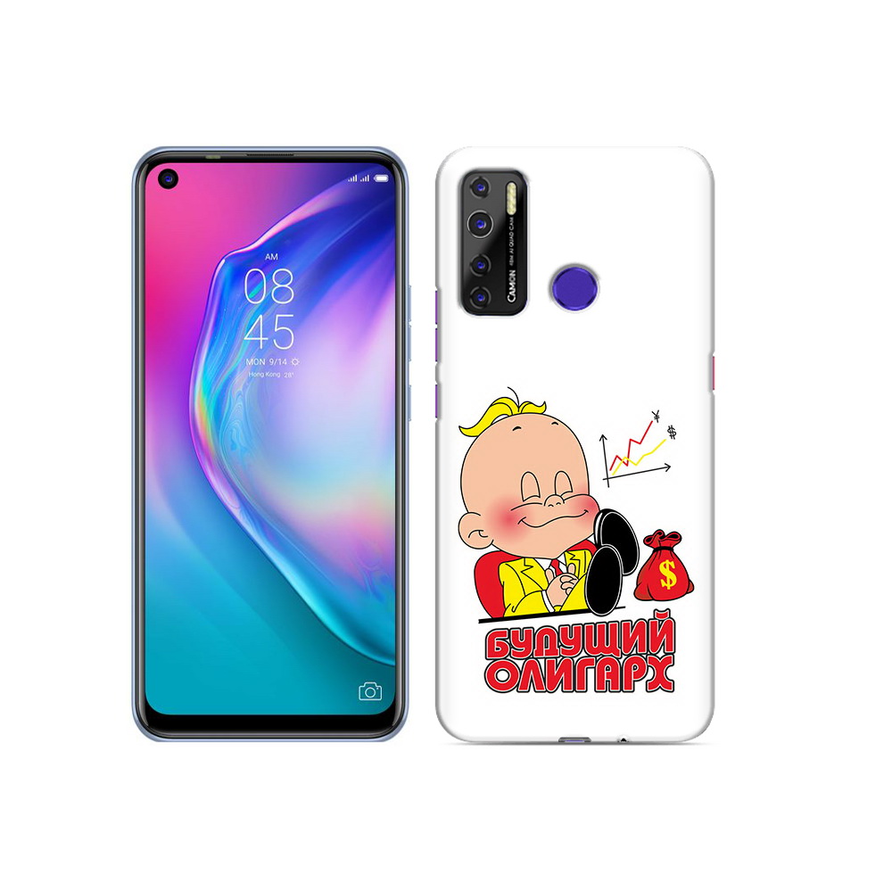 

Чехол MyPads Tocco для Tecno Camon 15 Будущий олигарх, Прозрачный, Tocco