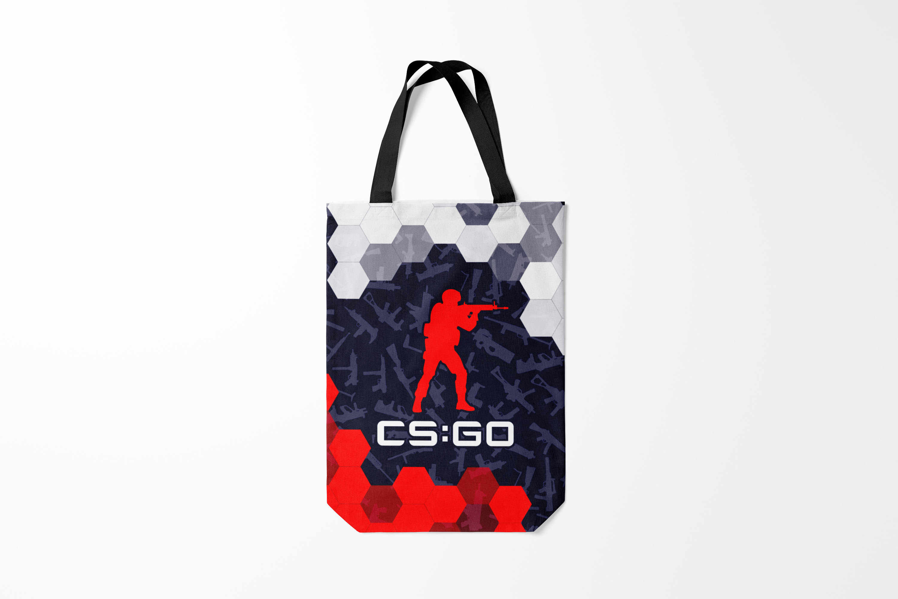 

Сумка шoппер унисекс Burnettie Counter Strike CS GO КС ГО,, Counter Strike CS GO КС ГО