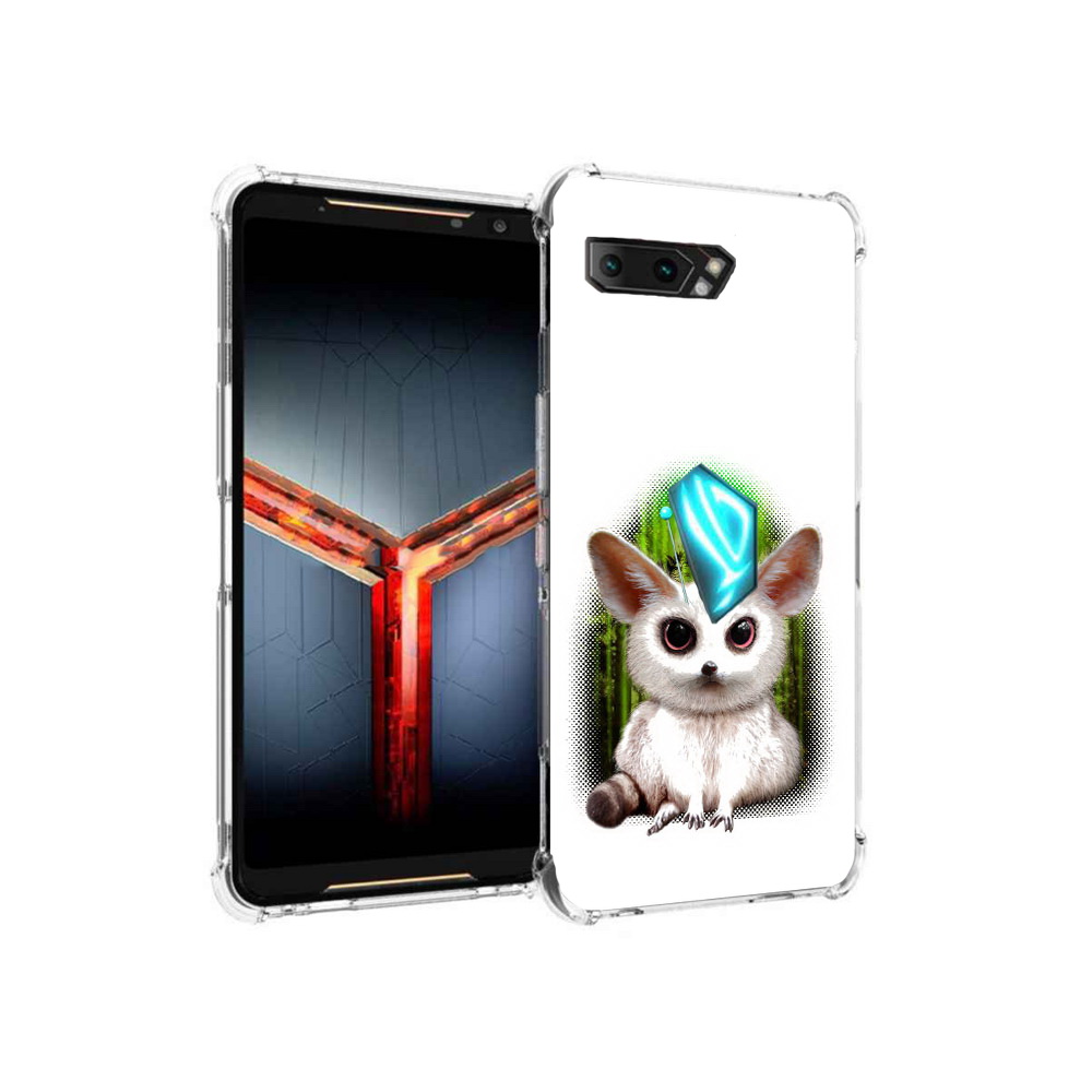 

Чехол MyPads Tocco для Asus ROG Phone 2 пушистое животное, Прозрачный, Tocco