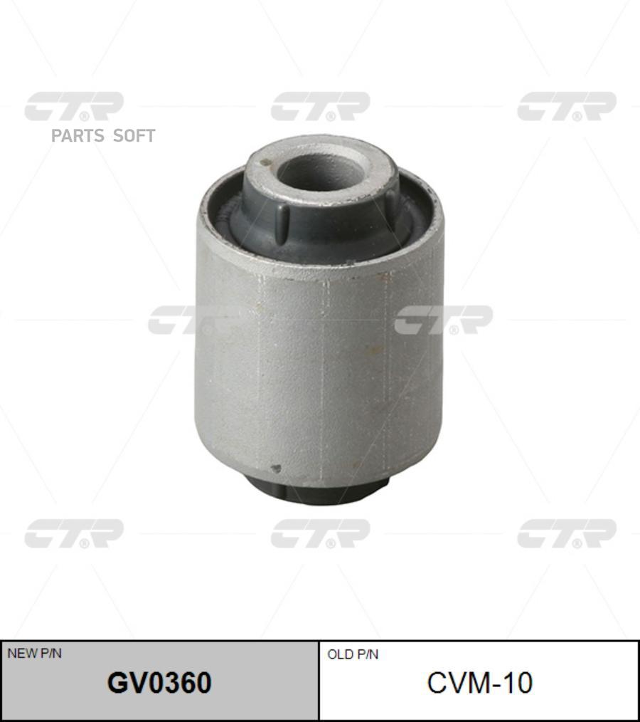 

CTR Сайлентблок заднего поперечного рычага внутренний CTR CVM-10