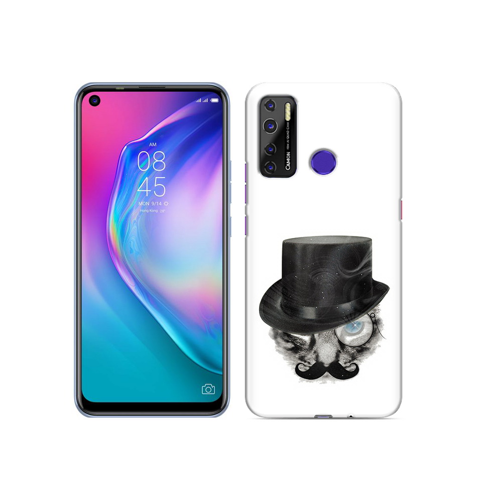 

Чехол MyPads Tocco для Tecno Camon 15 интелегентный кот, Прозрачный, Tocco