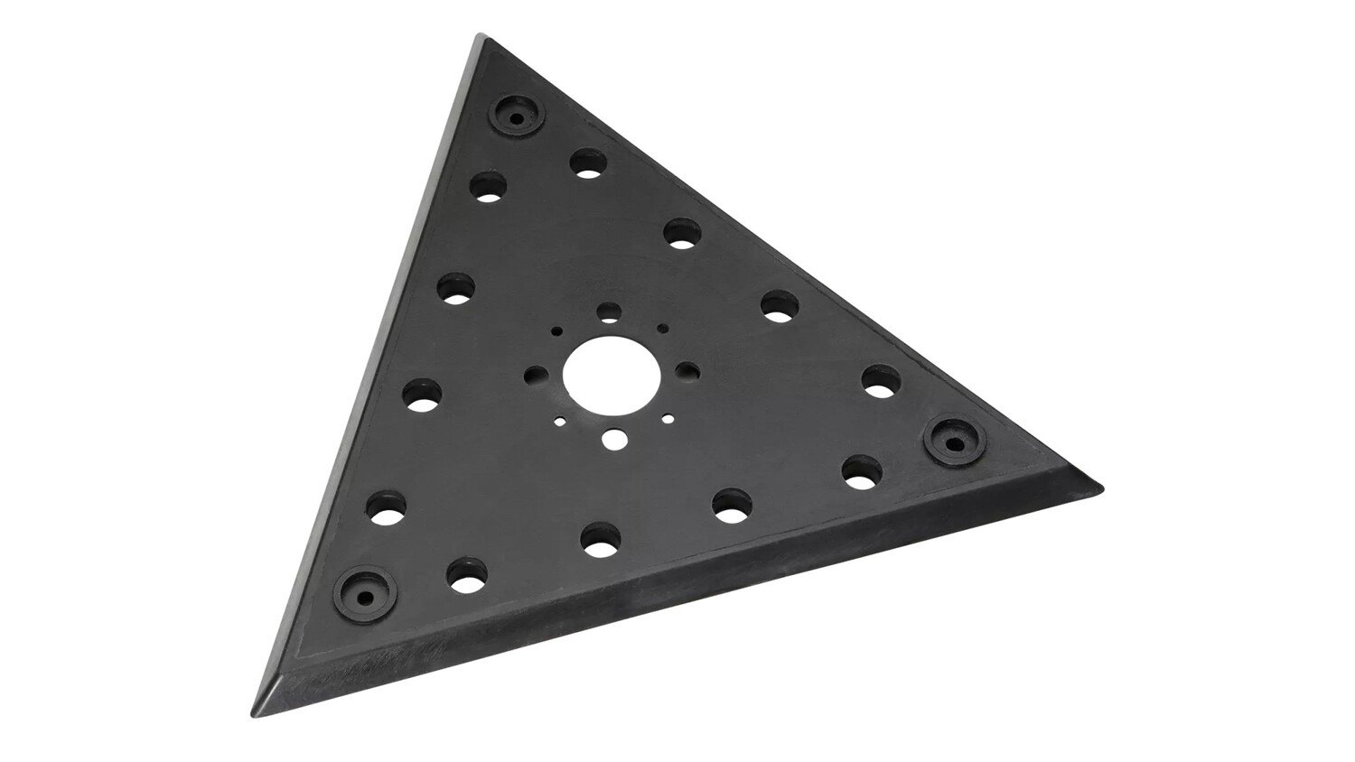 Шлифовальная пластина Flex с креплением на липучке, треугольная 354988 кошелёк на липучке серый