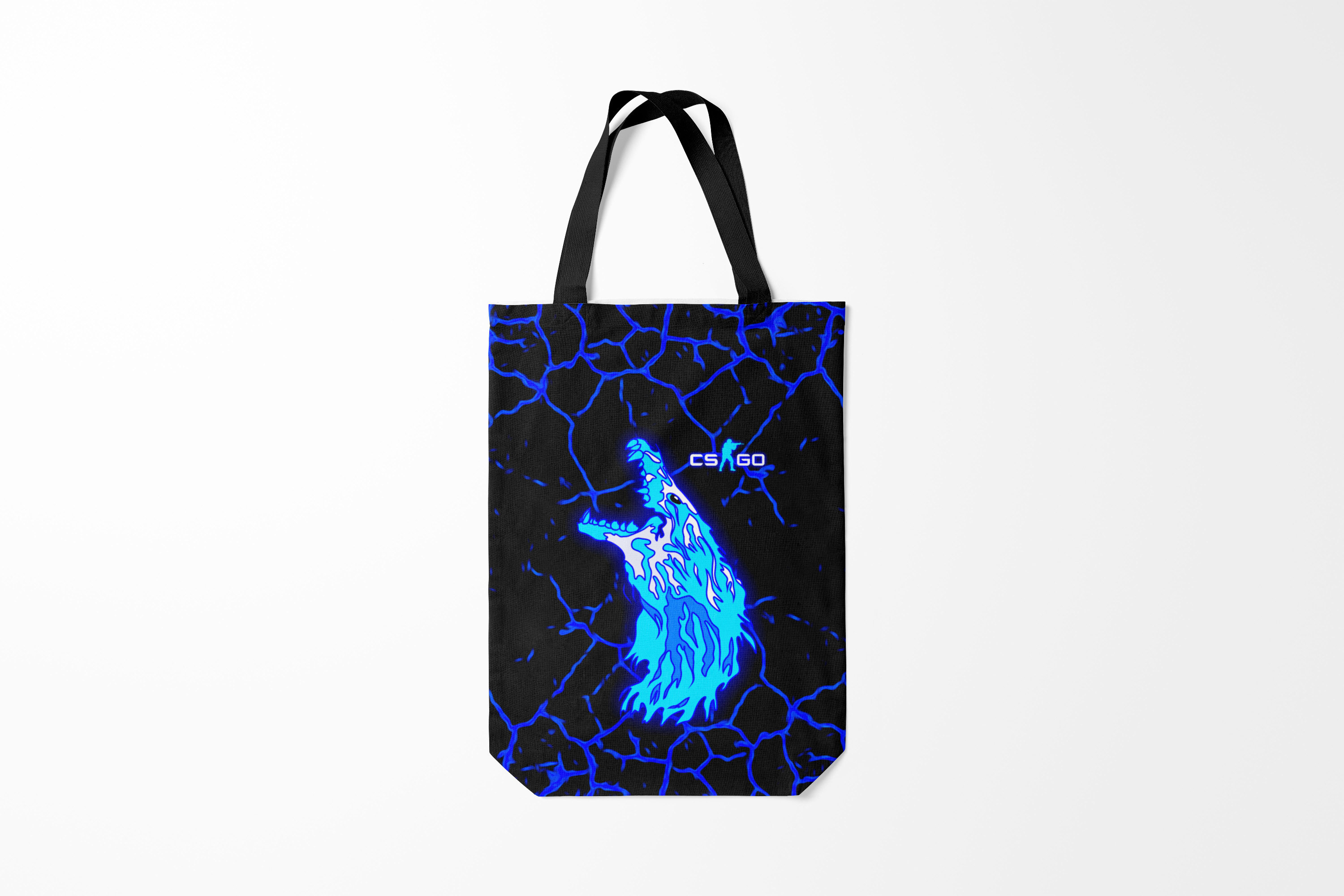 

Сумка шoппер унисекс Burnettie Counter Strike CS GO Howl Neon,, Counter Strike CS GO Howl Neon