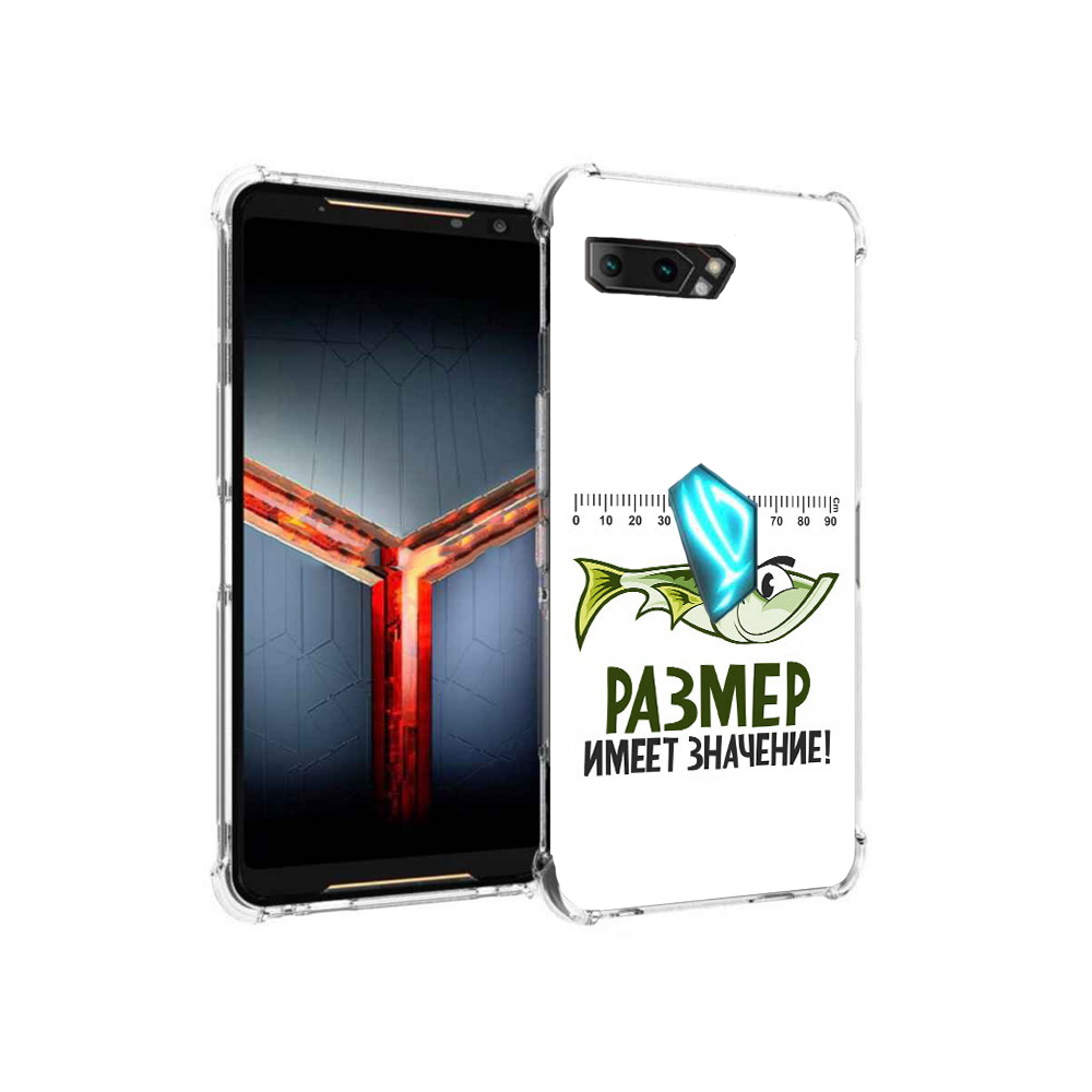 

Чехол MyPads Tocco для Asus ROG Phone 2 размер не имеет значения, Прозрачный, Tocco